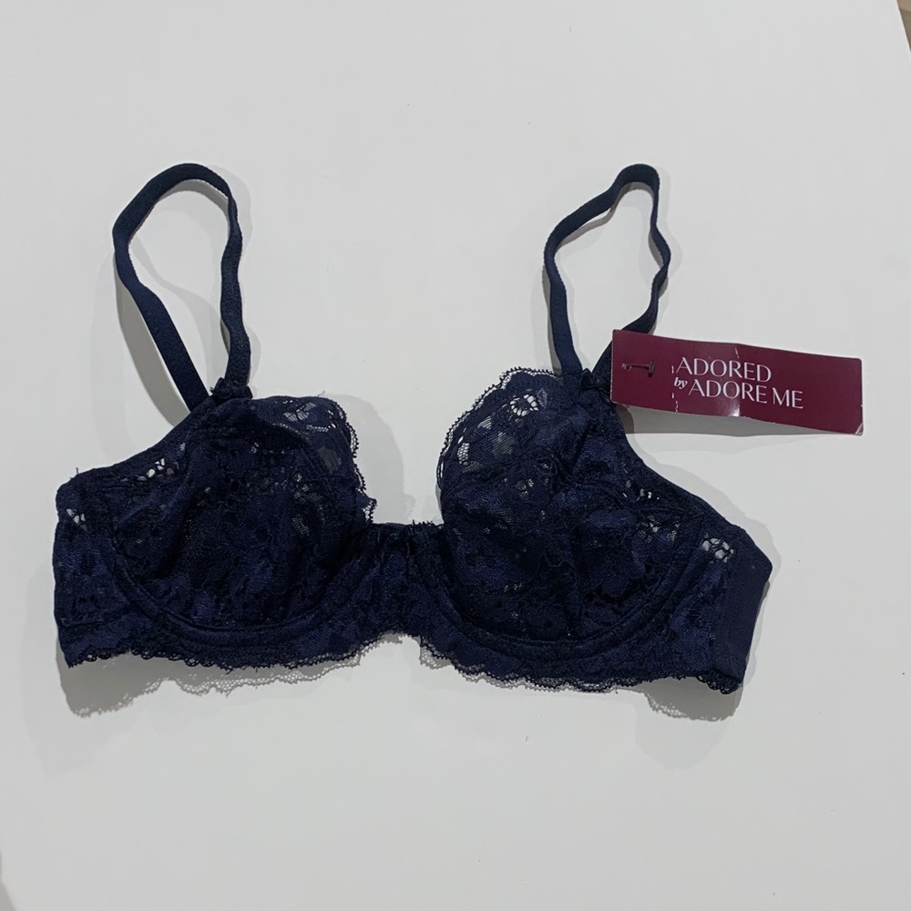 Adore Me Midnight Lace Bra